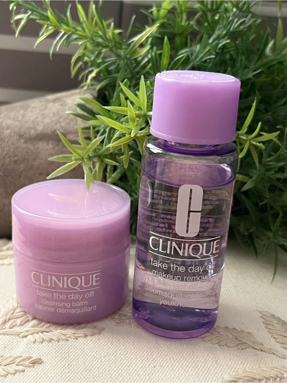 Clinique Take The Day Off Cleansing Balm & Makeup Remover Duo ~New~